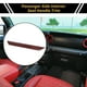 thumbnail image 2 of Recubrimiento de mango interior del lado del pasajero para Jeep Wrangler JL JLU 18-24 ABS de fibra de carbono roja, 2 of 6