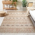 thumbnail image 2 of SAFAVIEH Natural Fiber Courtney Geometric Area Rug, Natural/Rust, 5' x 8', 2 of 8