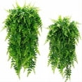 thumbnail image 7 of 4pcs Premium Boston Ferns Artificial Hanging Plants – UV Resistant Fake Greenery Vines, Oxidation-Resistant Plastic Foliage for, 7 of 7