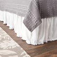 thumbnail image 5 of Greenland Home Fashion Sasha White Bed Skirt Drop 15" - Queen 60x80", White, 5 of 5