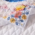 thumbnail image 4 of Greenland Home Fashions  Huntington Peacock Oversized Quilt and Pillow Sham Set Full - Queen 3 Piece, 4 of 5