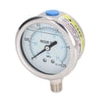 thumbnail image 5 of Manómetro de vacío Caja radial de acero inoxidable a prueba de golpes para uso doméstico industrial 1/4 pulg. NPT 0 ~ 0,25 Mpa, 5 of 5