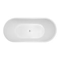 thumbnail image 3 of Vanity Art 63'' x 29.5'' Freestanding Soaking Bathtub, 3 of 5
