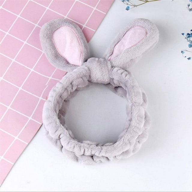 Diadema de con para mujeres y niñas, , spa, , maquilje, accesorios cabello, atención de , - gris Salvador Lavado de la cara de la cara
