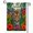 C, variant on XaaKee Garden Flags Greetings Tiger Red Yard Flags Double-sided High-Quality White Linen Spring Garden Flag Lawn Ornament 12x18Inch