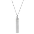 thumbnail image 6 of Segolike Stainless Steel Cylinder Memorial Jewelry For Necklace With Chain 20", 6 of 8