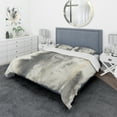 thumbnail image 1 of Designart 'Gold Glamour Direction II' Geometric Bedding Set - Duvet Cover & Shams, 1 of 4