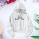 thumbnail image 1 of Sudadera con capucha corta para mujer, sudadera blanca con estilo, Jersey sencillo, Tops, ropa de calle para oficina, Camping, desplazamientos Blanco, 1 of 10