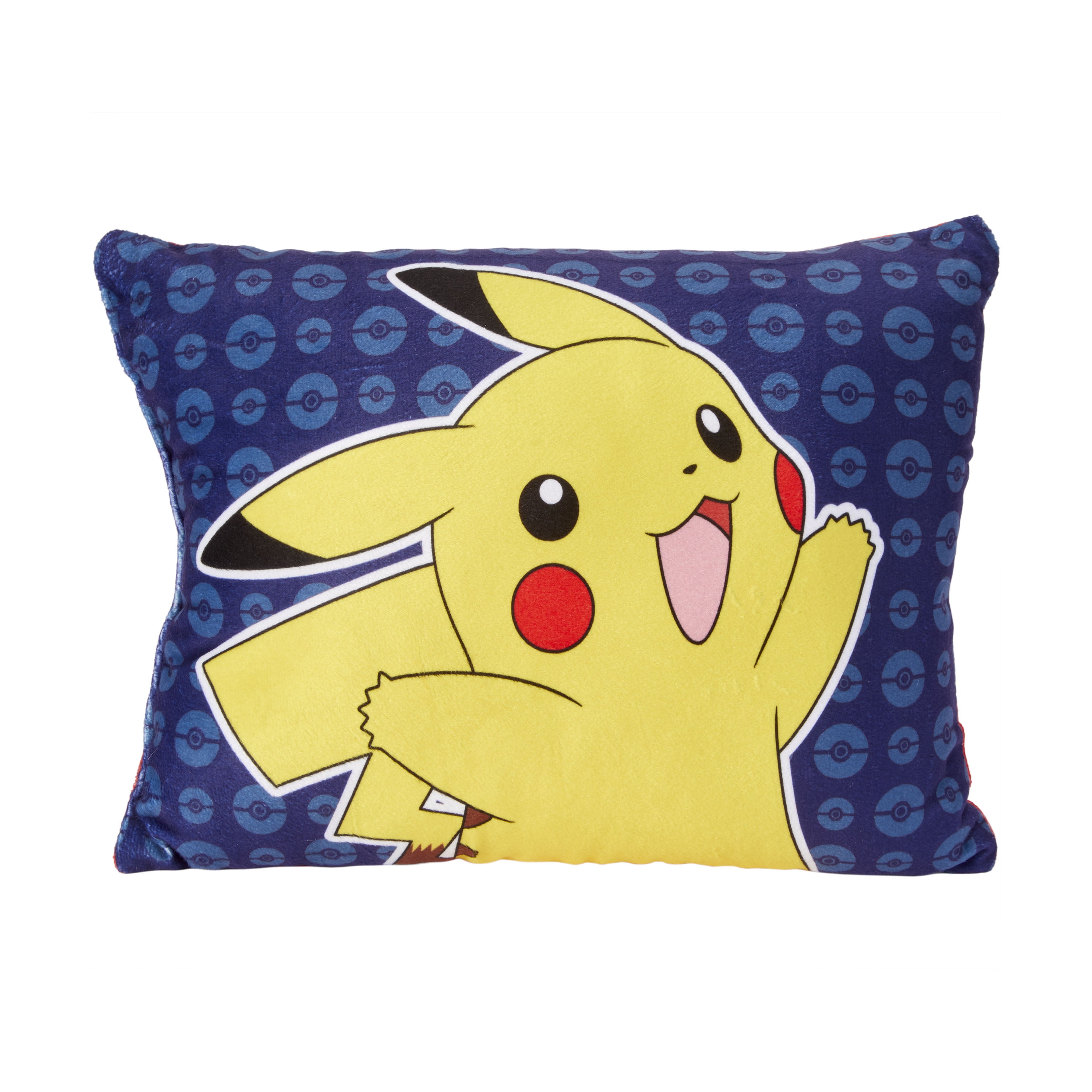 WYMDDYM Soft Pikachu Plush Fold Pillow Small Blanket Pillow Rest Pillow for Boys and Girls