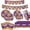 52#purple gold, variant on 2026 Graduation Themed Party Decor Set, Disposable Paper Tableware Kit, Reusable Hanging Banner Decor for Graduation Ceremony, Independence Day Gathering and Coming of Age Celebration