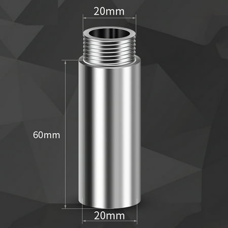 

Goodhd 10-60mm Shower Head Extension Pipe Stainless Steel Bathroom Shower Extensio