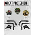 thumbnail image 3 of A & UTV PRO Extended Fender Flares for 2015-2021 Can Am Outlander 450/500/570, Heavy Duty Front Rear Mud Flaps Guards Accessories, Replace OEM # 715001909, 3 of 3
