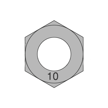 

M20-2.50 Finished Hex Nuts / Metric Class 10 / Plain / DIN 934 (Quantity: 300)