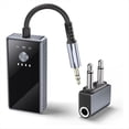 thumbnail image 2 of Transmisor Bluetooth 5.2 de Baja Latencia, Conector Auxiliar de 3,5 mm y Receptor Bluetooth - Adaptador de Audio Inalámbrico, 2 of 5