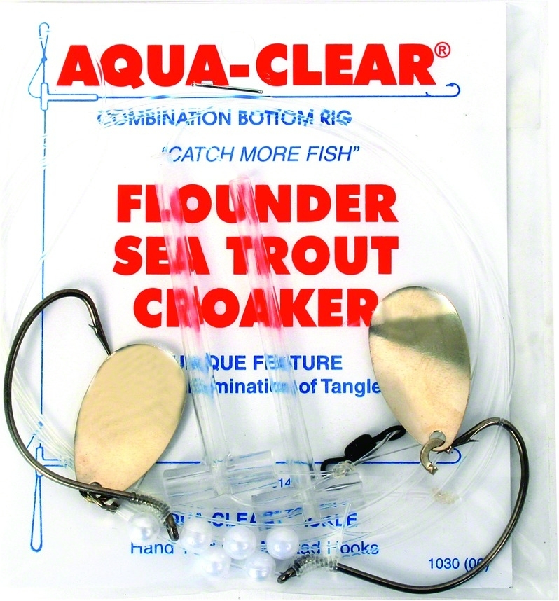 Aqua Clear FW24PS Hi/Lo Fluke/ Flounder/Trout/Croaker 4/0 SSWG