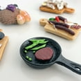 thumbnail image 3 of Wrapables 3D Resin Fridge Magnets, Food Simulation, Succulents, Famous Faces Refrigerator Magnets for Kitchen (Set of 5), Dinner, 3 of 7