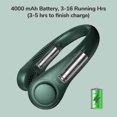 thumbnail image 5 of Mini Ventilador de cuello portátil YONGSHENG USB recargable, 5 of 5
