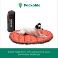 thumbnail image 3 of FurHaven Trail Pup Packable Travel Pet Pillow with Stuff Sack, Orange Camouflage, Small, 1 Count, 3 of 8