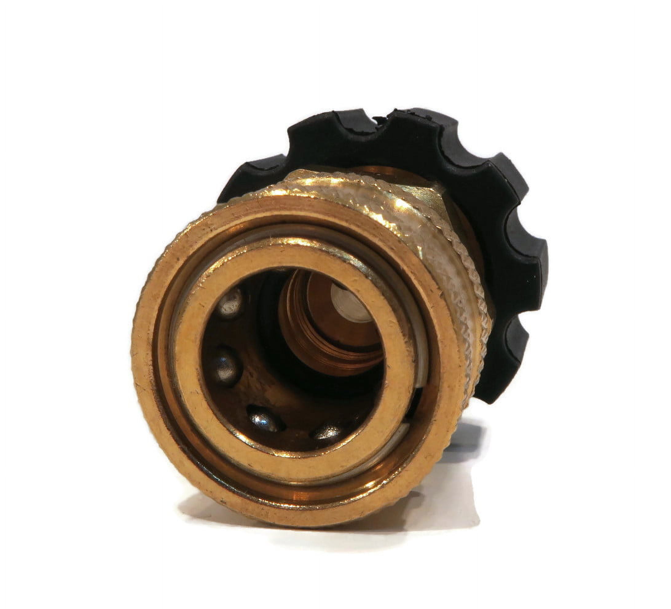 The ROP Shop 3-Pack - Pack M22 FPT X 3/8" Quick Connect Coupler for Hoses w/Male 22mm FPT Threads