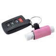 thumbnail image 7 of Twenty Five Clip-On Neoprene Pink Sleeve Lip Balm Holsters LIPSTICK HOLDER Key Chain, 7 of 7