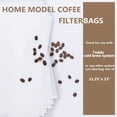 thumbnail image 3 of Cold Brew Coffee Filter Bags - 100 Pack Home Cold Brew System Filters for Cold Brew Coffee Maker 11.25''x13'' Home Model Disposable Coffee Brewing Bag, 3 of 4