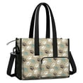 thumbnail image 2 of Teacher Tote Bag,Paw Prints Teacher Utility Tote Bag,Large Work Tote Bags for Women with Multiple Pockets,Top Zipper Closure,13.8x10.6x6.7 Inch, 2 of 5