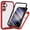 Red, variant on Galaxy A37 5G Case with Built in Screen Protector,Dteck Full-Body Shockproof Rubber Hybrid Protection Crystal Clear PC Back Protective Phone Case Cover for Samsung Galaxy A37,Black
