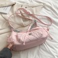 thumbnail image 4 of Bolso Bandolera Hombro Con Cadena Rombos Y Lazo para Mujeres Niñas, 4 of 9