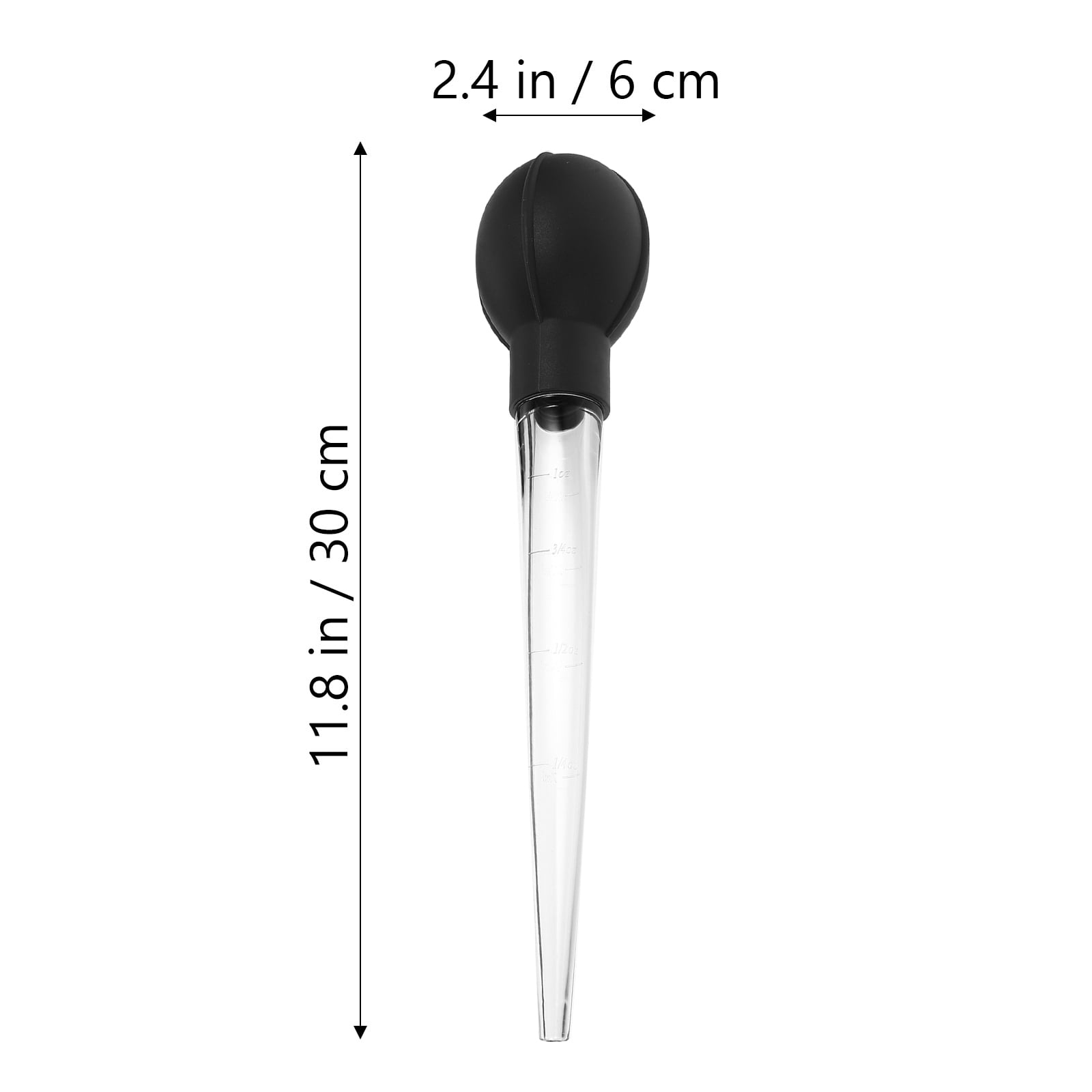 FONWILYO 30cm Plastic Pipettes Calibrated Dropper For Cooking Baking Daily Use 4Pcs Large Scale
