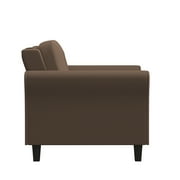 Lifestyle Solutions Taryn Club Chair, Brown Fabric