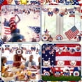 thumbnail image 5 of JHyouerji 12 Pcs 4th of July Ornaments Patriotic Wooden Tree Hanging Ornaments for Memorial Day Red White Blue Independence Day 250th Anniversary Decor, 5 of 6