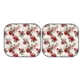 thumbnail image 7 of Haiem Rose Flowers Car Windshield Sun Shade (2 Pieces) Foldable Windshield Sun Shade Car Accessories for Truck SUV Pickup-Small, 7 of 7