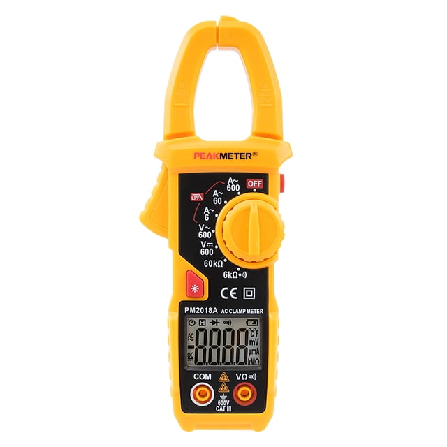 Pinza Amperimétrica Inteligente Pm2018A 600A Ac/Dc 6000 Recuentos Multímetro Digital Para Medir La Resistencia De Capacitancia De Temperatura De Voltaje Actual Advancent TO002320-00