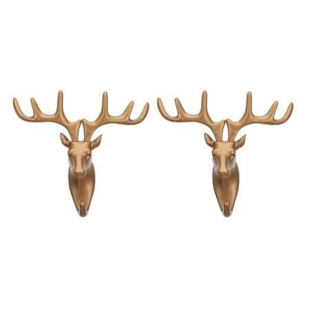 

2pcs Creative Hooks Animals Shape Wall Hangings Living Room Bedroom Hooks