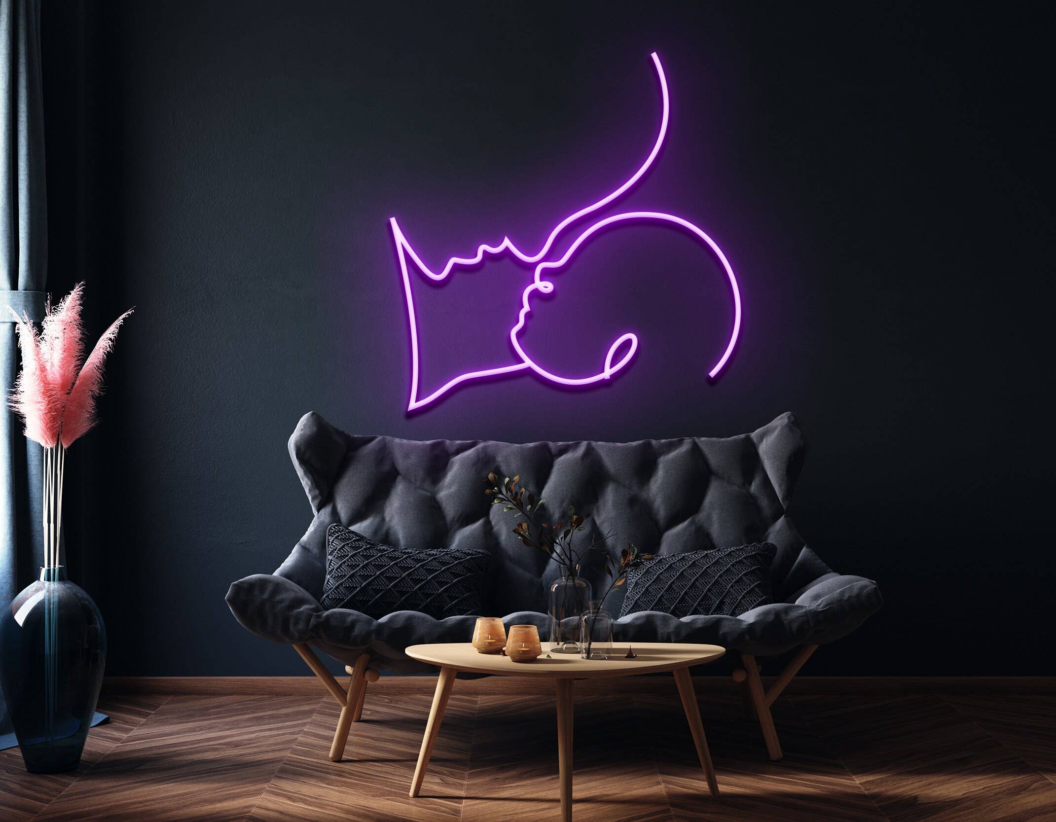Glowneon Mom And Baby Neon Sign, Mother's Day Led Light Gifts