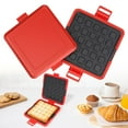 thumbnail image 1 of Microwave Sandwich Maker Cheese Sandwich Maker Three In One Bread Dishwasher Design No Electricity Required Quick Cooking Celebrate Valentine's Day Valentine decorations outdoor, 1 of 6