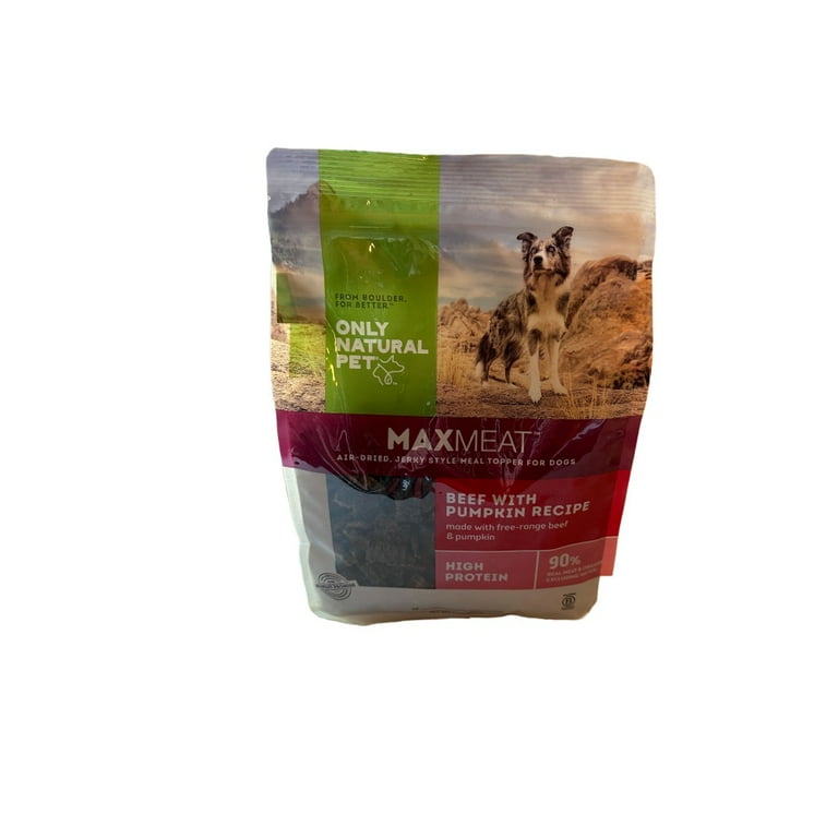 ONLY NATURAL PET MAXMEAT BEEF WITH PUMPKIN RECIPE AIR DRIED DOG FOOD TOPPER 2 LB Walmart