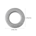 thumbnail image 2 of IFANLANDOR 4Pcs DIY Curtain Rings Grey ABS Plastic Easy Installation for Homeowners, 2 of 8