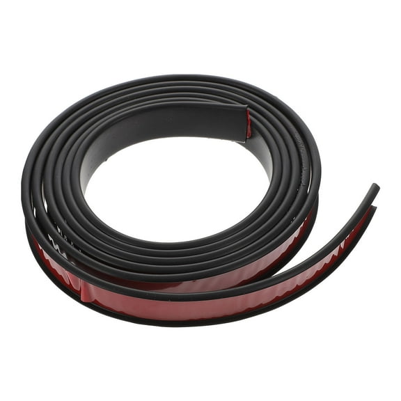 Black TPE Edge Protector for Kitchen Cabinets Wear-resistant Adhesive Banding for Home Use