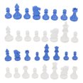 thumbnail image 4 of Pieces Chess Pieces Only PS Plastic Replacement Mini Chessmen Figurine Pieces 49mm Height King for Party Relaxing, 4 of 7
