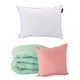 thumbnail image 1 of Edredón Individual Couzy Rosa-Menta + Almohada One, 1 of 8