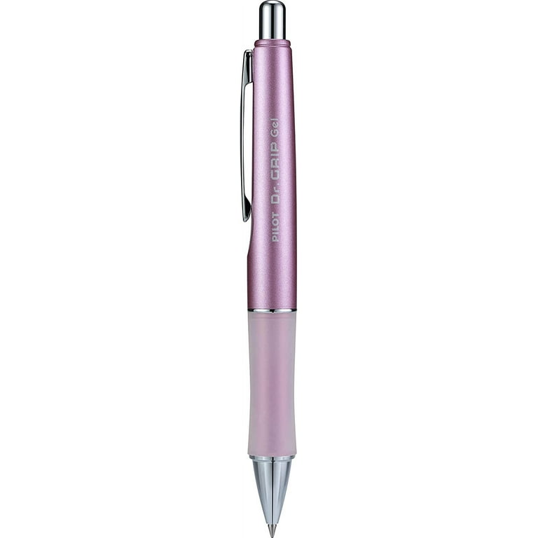 Dr. Grip Limited Gel Pen, Retractable, Fine 0.7 mm, Black Ink, Champagne Mauve Barrel Dr. Grip Limited Gel Pen, Retractable, Fine 0.7 mm, Black Ink, Champagne Mauve Barrel