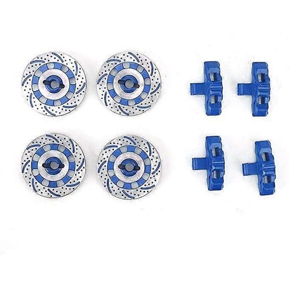(blue)life 1/7 RC Car Aluminum Alloy Wheel Brake Disc, RC Upgrade Part Fit for TRAXXAS Unlimited Desert Racer UDR