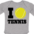 thumbnail image 4 of Inktastic Tennis Boys or Girls Long Sleeve Baby Bodysuit, 4 of 5