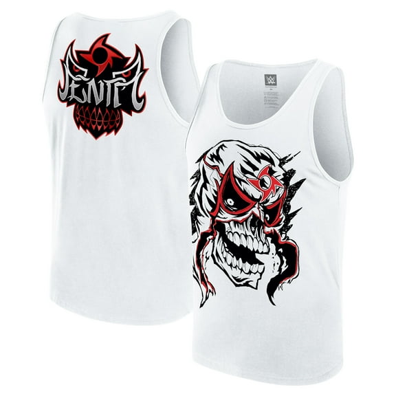 Men's WWE Authentic White Penta Mask Tank Top