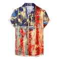thumbnail image 4 of Eashery Shirts for Mens 4D Digital Printing Men's Casual Button Down Dress Shirt Pink 3XL, 4 of 5