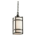 thumbnail image 2 of Kichler Lighting Camden Anvil Iron Lodge/Country/Rustic Outdoor Hanging Pendant Light w/ 1 Light 150W - 49124AVI, 2 of 3