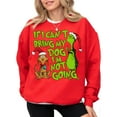 thumbnail image 2 of AKOLKOL Women's Loose Christmas Sweatshirt, Christmas-themed, featuring a fun Christmas dog pattern, long-sleeved fleece pullover top., 2 of 6