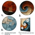 thumbnail image 3 of Designart "compositiond Spiral" Abstract Wall Art Print, 3 of 5