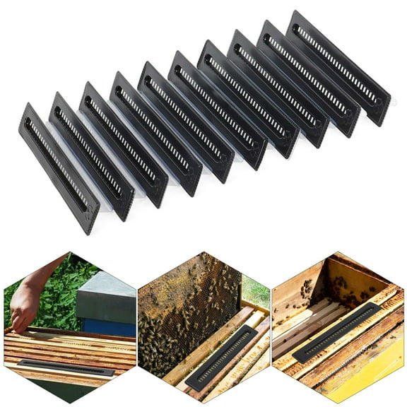 Luxtrada 10 Pack Small Hive Beetle Blaster for Naturally Collecting Hive Beetles in Oil, Beekeeping Tools Plastic Beekeeping Supplies